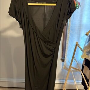INC International Concepts Black Midi Dress